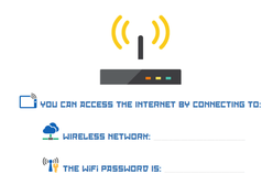 FREE Printable WiFi Password Template